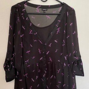 EUC Torrid Dragonfly Dress